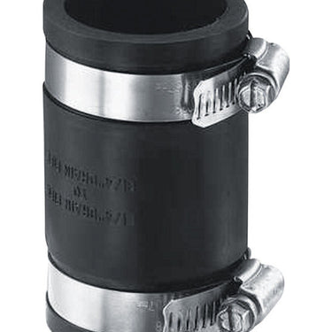Fernco Schedule 40 2 in. Hub each X 2 in. D Hub PVC Flexible Coupling 1 pk