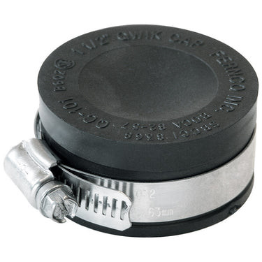 Fernco Schedule 40 1-1/2 in. Hub PVC 1-1/2 in. Drain Cap 1 pk