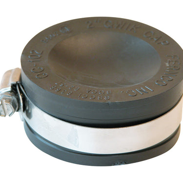 Fernco Schedule 40 2 in. Hub Hub PVC Drain Cap 1 pk
