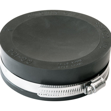 Fernco Schedule 40 4 in. Hub Hub PVC Drain Cap 1 pk