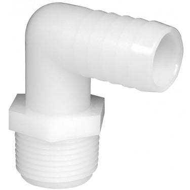 Green Leaf 1/2 in. MPT X 1/2 in. D Barb Nylon Elbow 1 pk