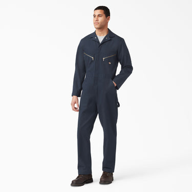 Dickies Deluxe Blended Long Sleeve Coveralls (Dark Navy) Size LS