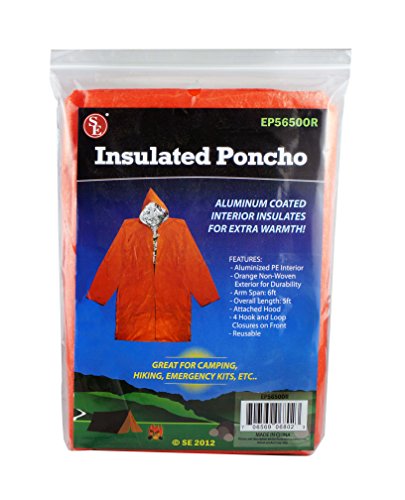 Load image into Gallery viewer, Insulated Poncho Orange 5ft
