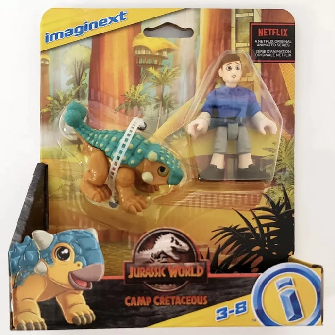 Imaginext Jurassic World Camp Cretaceous Ankylosaurus Bumpy & Ben