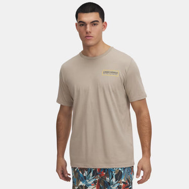 Men's UA Outdoor Fuel Short Sleeve Tee (City Khaki/Marine OD Green) Size M