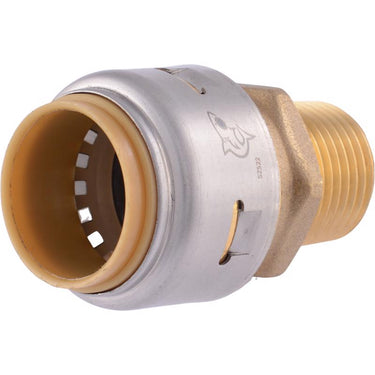 SharkBite Push to Connect 3/4 in. PF X 1/2 in. D MPT Brass Reducing Adapter