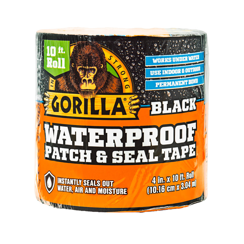 Load image into Gallery viewer, Gorilla 4 in. W X 10 ft. L Black Waterproof Repair Tape
