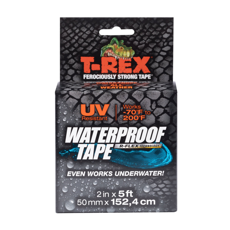 Load image into Gallery viewer, T-Rex 2 in. W X 5 ft. L Black Waterproof Repair Tape
