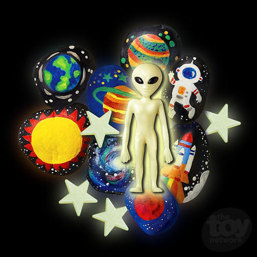 KidzMaker /Glow In The Dark/Space Rock Painting
