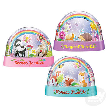 KidzMaker /Glitter Rainbow Snow Domes