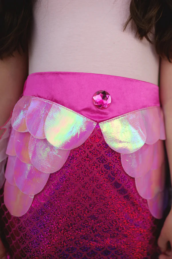 Load image into Gallery viewer, Mermaid Glimmer Skirt Set with Headband
