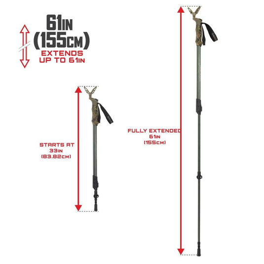 Allen Axial EZ-Stik Shooting Stick 33" - 61"