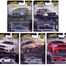Five Hot Wheels Car Culture Power Trip cars in blister packs: BMW M3, F-150 Lightning, Mercedes CLK 63, Mustang SVO and Jeep Trackhawk