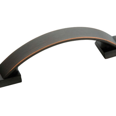 Amerock Candler Transitional Arch Cabinet Pull 3 in. Oil Rubbed Bronze Brown 5 pk
