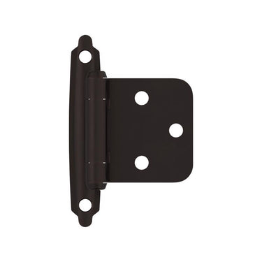 Amerock 1-13/16 in. W X 2-3/4 in. L Oil Rubbed Bronze Black Steel Variable Hinge 10 pk