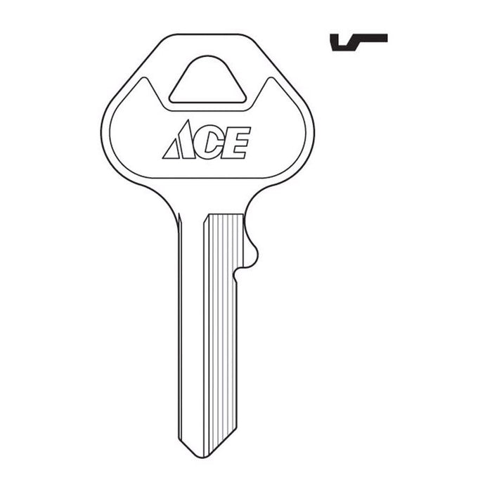 HILLMAN Home Padlock Key Blank CP10 - 88/ 40 KB Single