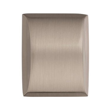Amerock Candler Square Cabinet Knob 1-1/8 in. Satin Nickel 1 pk