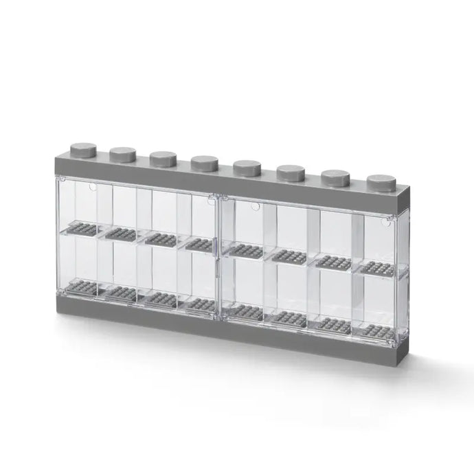 Lego Minifigure Display Case Grey