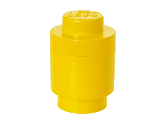 Lego 1-Stud Round Storage Brick – Yellow