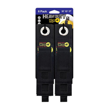 Wrap-It Heavy-Duty Assorted Storage Straps 50 lb 6 pk