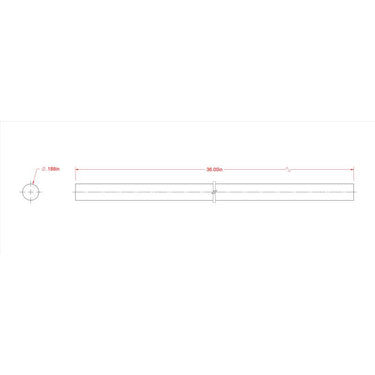 SteelWorks 3/16 in. D X 36 in. L Brass Rod 1 pk
