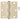 Ace 3-1/2 in. L Bright Brass Residential Door Hinge 3 pk