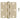 Ace 3.5 in. L Satin Brass Residential Door Hinge 3 pk