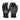 Lined Ninja Ice Black HPT Palm Glove Size XL
