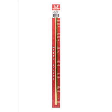 K&S 5/16 in. D X 12 in. L Round Brass Tube 1 pk