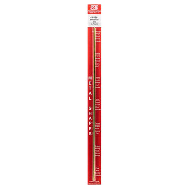 K&S 3/16 in. D X 12 in. L Brass Rod 1 pk