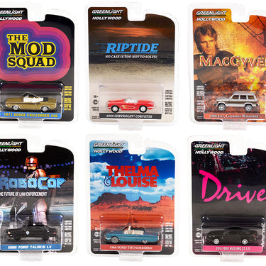 Diecast Model Car by Greenlight "Hollywood Series" (1 car per purchase)