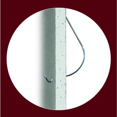 HILLMAN Gorilla Grade Galvanized Silver Picture Hanger 40 lb 2 pk