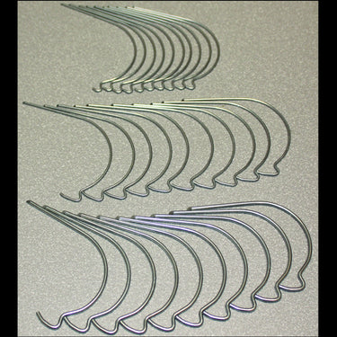 HILLMAN Value & Variety Pack Galvanized Silver Monkey Picture Hanging Set 40 lb 30 pk