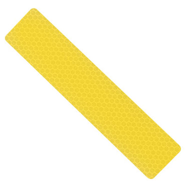 HILLMAN 1.3 in. W X 6 in. L Yellow Reflective Safety Tape 1 pk