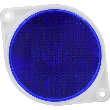 HILLMAN 3 in. Round Blue Reflectors 2 pk