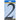 HILLMAN 6 in. Black Plastic Nail-On Number 2 1 pc