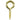 Ace 3/32 in. D X 5/8 in. L Polished Brass Screw Eye 7 lb. cap. 7 pk