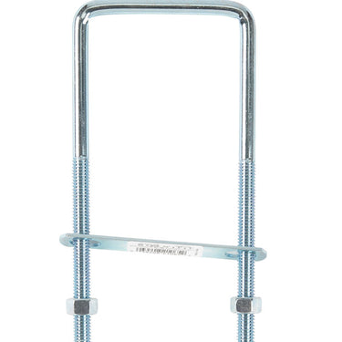 Hampton 3/8 in. X 3 in. W X 7 in. L Coarse Zinc-Plated Steel Square Bend U Bolt