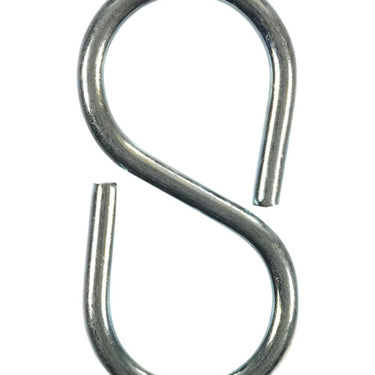Ace Small Zinc-Plated Silver Steel 2-1/8 in. L Closed S-Hook 25 lb 3 pk