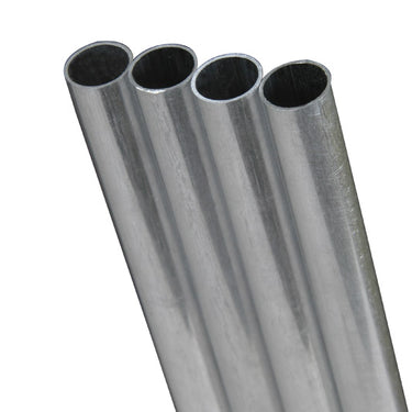 K&S 1/8 in. D X 3 ft. L Round Aluminum Tube