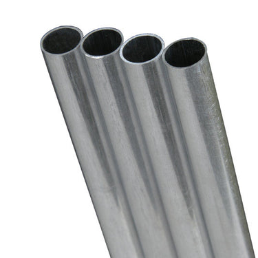 K&S 5/32 in. D X 3 ft. L Round Aluminum Tube