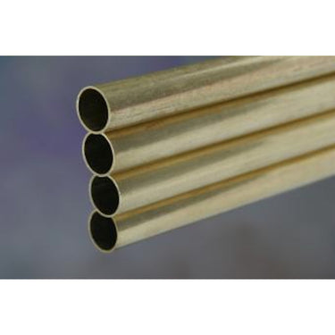K&S 5/16 in. D X 36 in. L Round Brass Tube 1 pk
