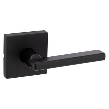 Kwikset Halifax Matte Black Passage Lever