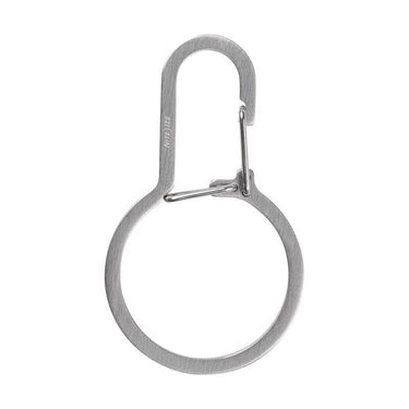 Nite Ize DualPass Stainless Steel Silver Carabiner Clip Carabiner Key Chain