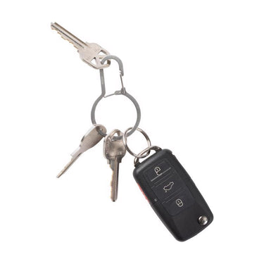 Nite Ize DualPass Stainless Steel Silver Carabiner Clip Carabiner Key Chain
