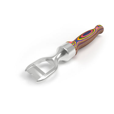 Island Bamboo Pakkawood 8.5-Inch Bottle Opener Rainbow