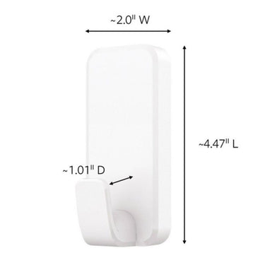 3M Command Extra Large Plastic Hook 4.47 in. L 1 pk