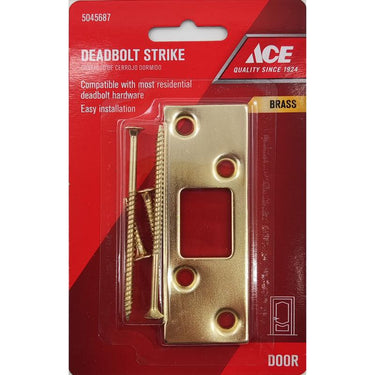 Ace 3.62 in. H Steel Deadbolt Strike