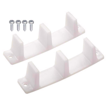 Ace White Plastic Door Guide 2 pc