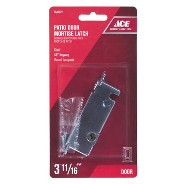 Ace Polished Steel Mortise Latch